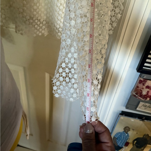 HAODUOYI Cream Long Sleeve Ruffled Blouse - Picture 7 of 11